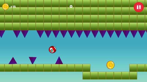 Red Jumping Bounce Ball स्क्रीनशॉट 5