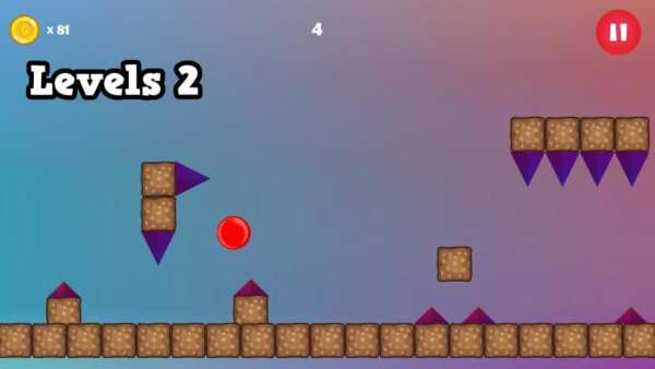 Red Jumping Bounce Ball स्क्रीनशॉट 9