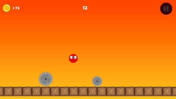 Red Jumping Bounce Ball स्क्रीनशॉट 4