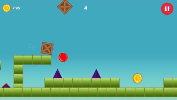 Red Jumping Bounce Ball स्क्रीनशॉट 12