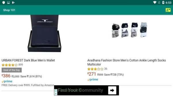 Shop 101 - Free Online Shopping App screenshot 1