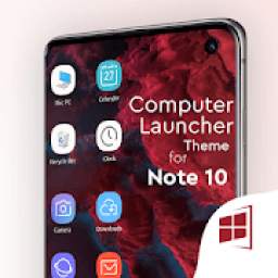 Note 10 theme for computer launcher