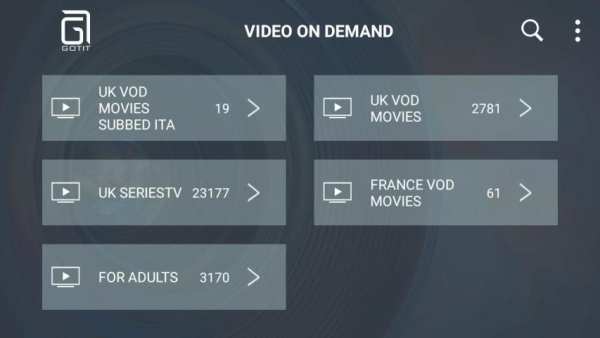 GOTIT IPTV Player स्क्रीनशॉट 4