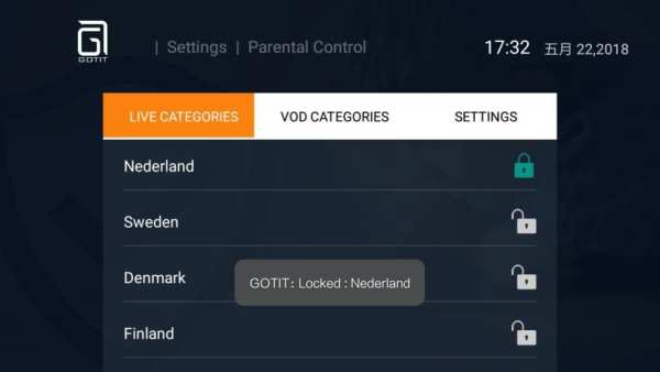 GOTIT IPTV Player स्क्रीनशॉट 1