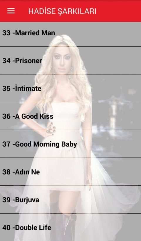 Hadise Şarkıları İnternetsiz ( 40 Şarkı ) screenshot 4