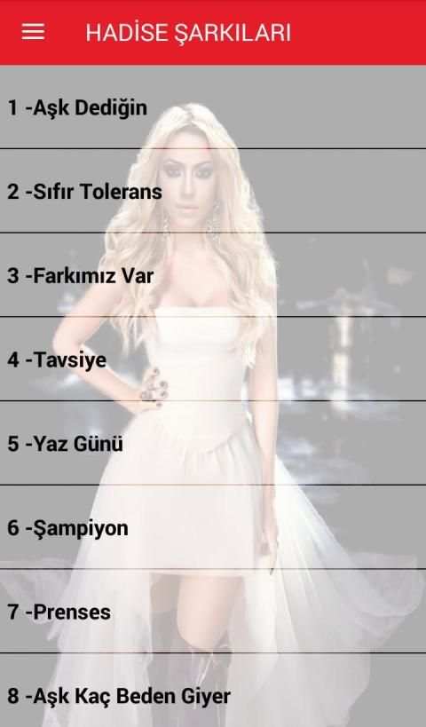 Hadise Şarkıları İnternetsiz ( 40 Şarkı ) screenshot 6
