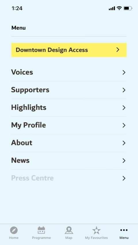 Dubai Design Week App screenshot 1