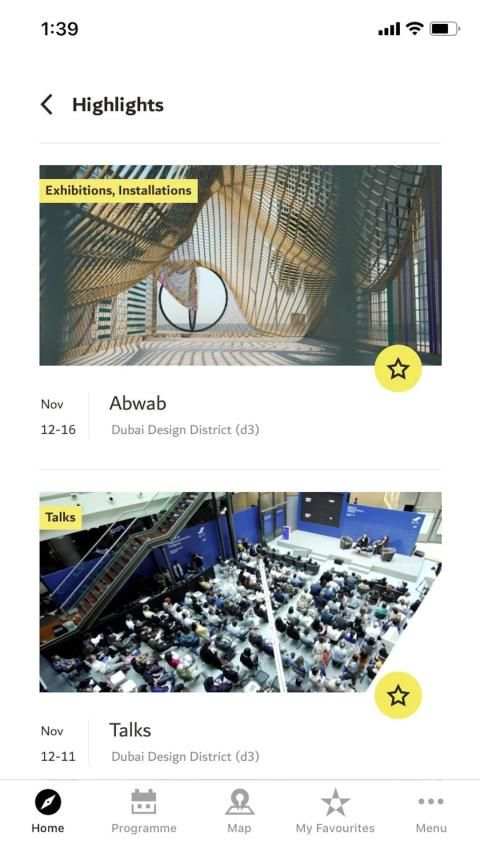 Dubai Design Week App screenshot 3