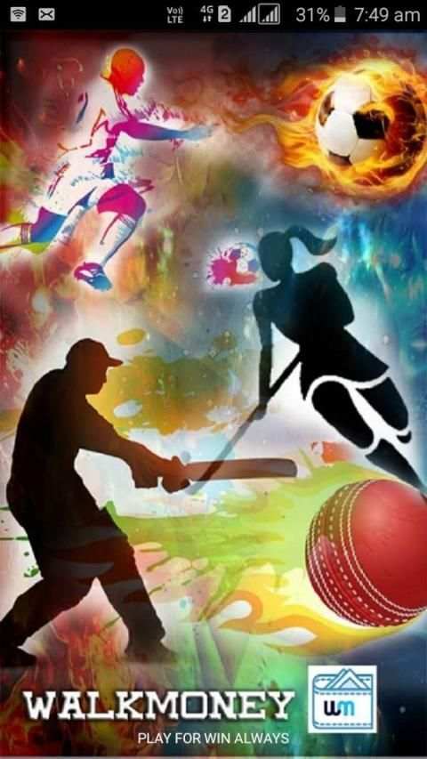 Walkmoney -Free Fantasy, Kabaddi Cricket. screenshot 2