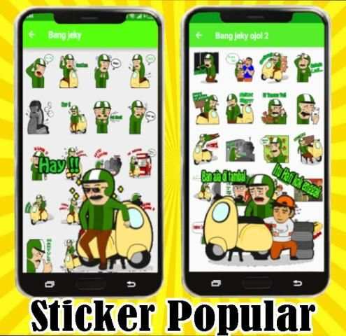 Sticker WA Ojek Online StickerApps WA Ojol Gratis screenshot 5