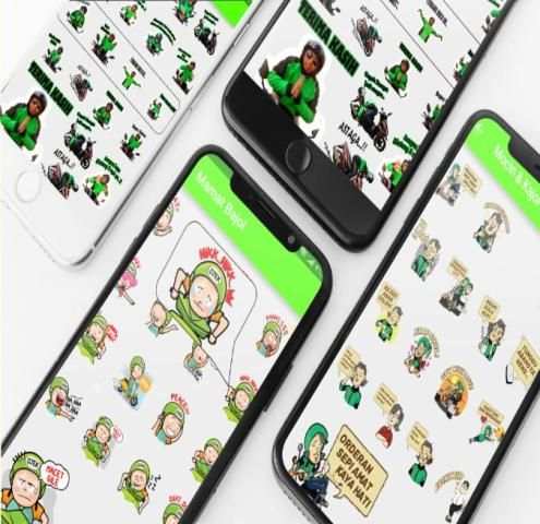 Sticker WA Ojek Online StickerApps WA Ojol Gratis screenshot 1