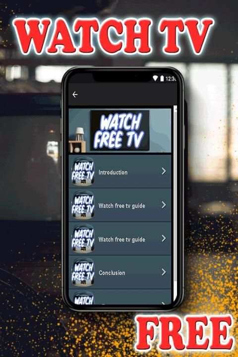 Watch Free TV Channel Android Full Episodes Guia screenshot 1