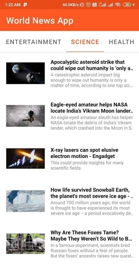 World News App screenshot 3
