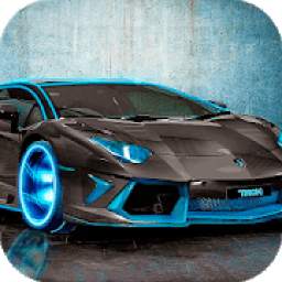 Neon Cars Live Wallpaper HD: backgrounds & themes