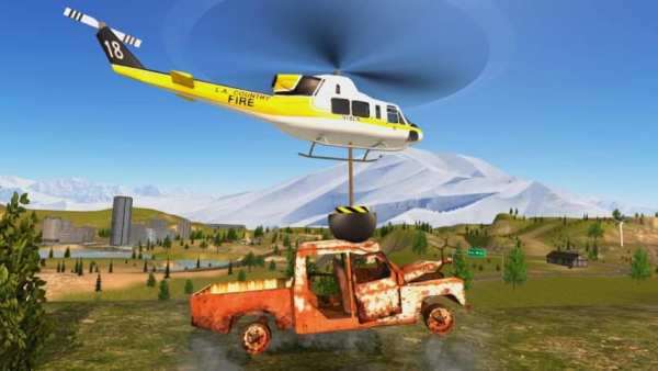 Police Helicopter Flying Simulator screenshot 13