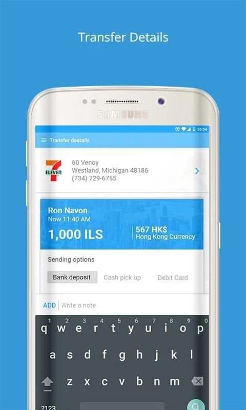 WIZDRAW money transfer screenshot 4