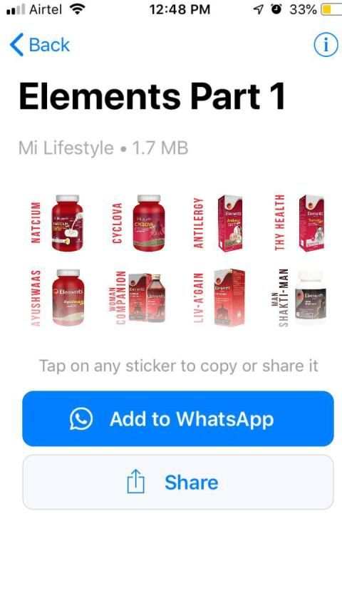 Mi Lifestyle Stickers स्क्रीनशॉट 2