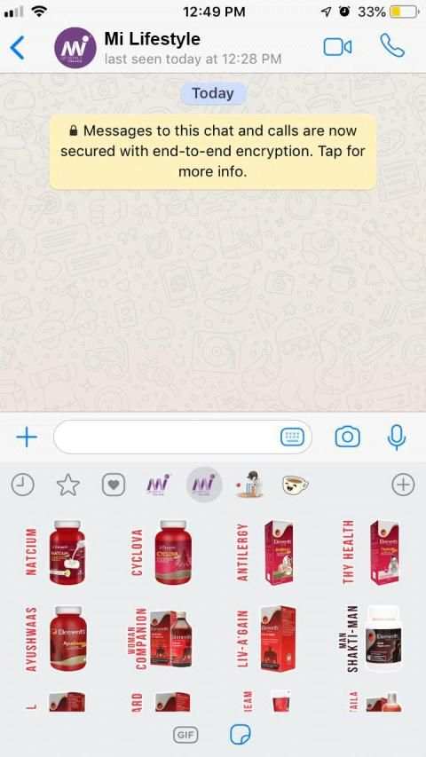 Mi Lifestyle Stickers screenshot 1