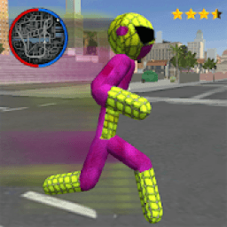 Speed Flash Stickman Rope Hero आइकन