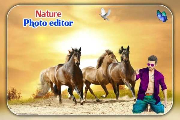 Nature Photo Editor 2018 स्क्रीनशॉट 1