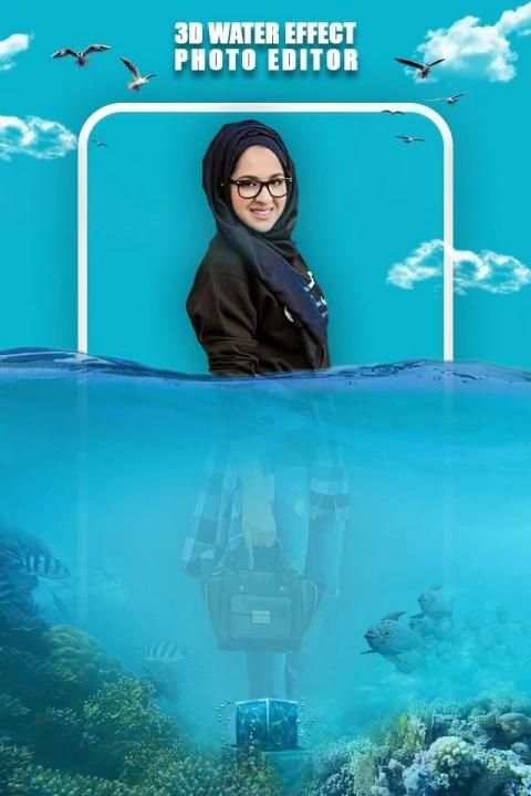 3D Water Effect Photo Maker स्क्रीनशॉट 4