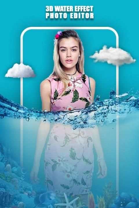3D Water Effect Photo Maker स्क्रीनशॉट 5
