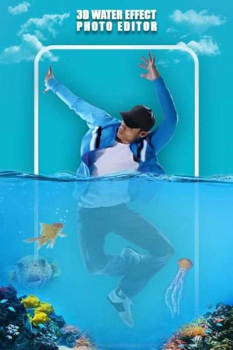 3D Water Effect Photo Maker स्क्रीनशॉट 2