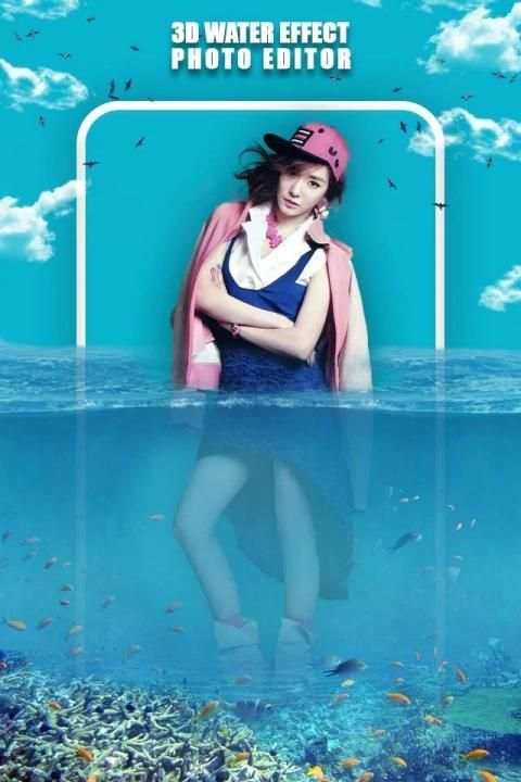 3D Water Effect Photo Maker स्क्रीनशॉट 3