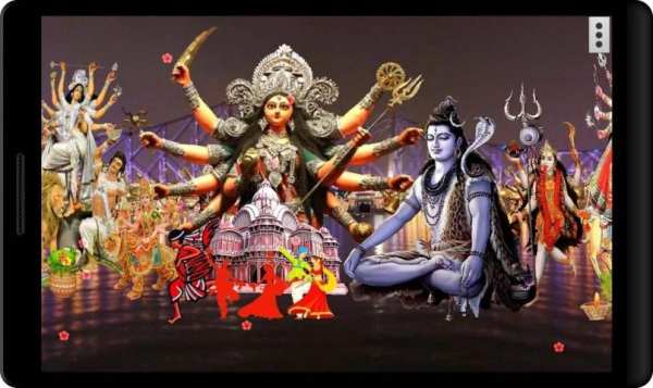 4D Durga Puja, Navaratri Durgotsava Live Wallpaper screenshot 7