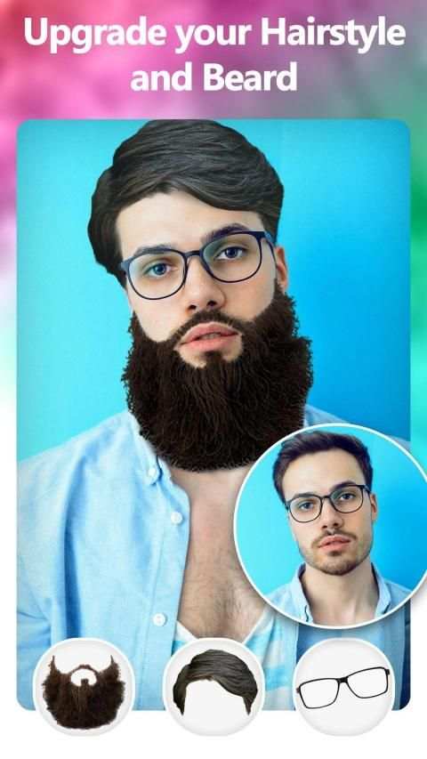 Man Hairstyle Photo Editor screenshot 1