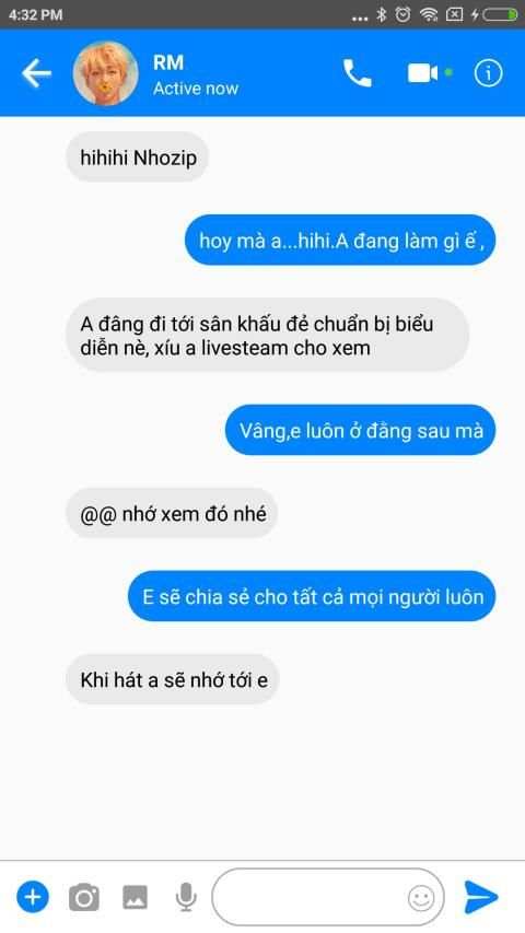 BTS Messenger Tiếng việt screenshot 3