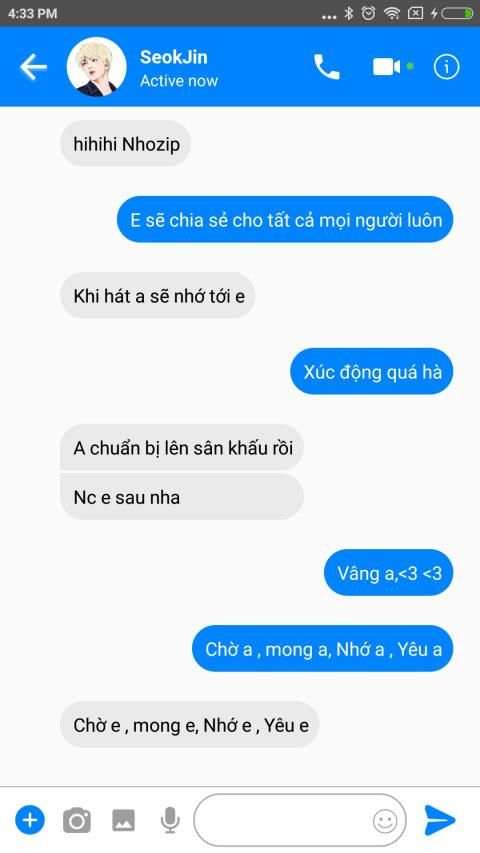 BTS Messenger Tiếng việt screenshot 4