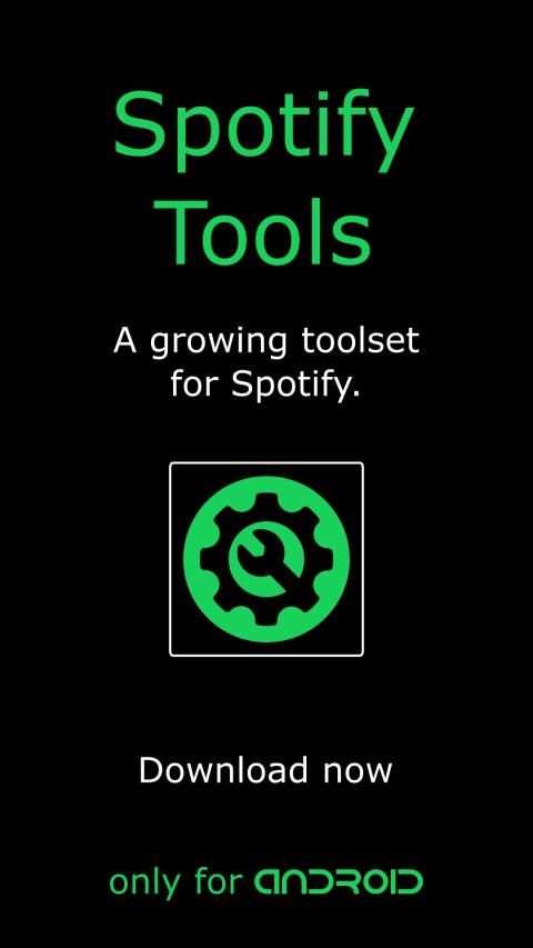 Spotify Tools स्क्रीनशॉट 5