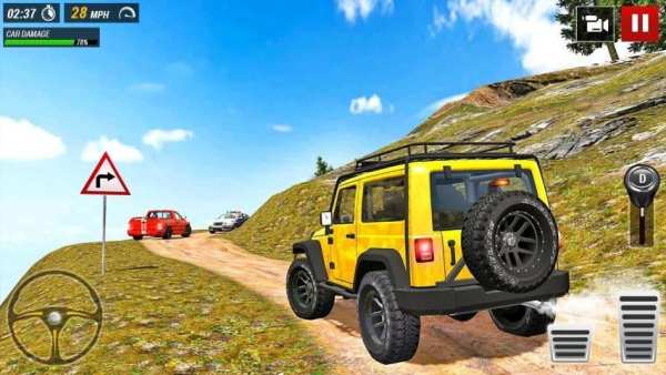 ऑफरोड कार ड्राइविंग फ्री - Offroad Jeep Driving स्क्रीनशॉट 1
