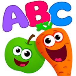 Funny Food!*ABC games for toddlers and babies!*