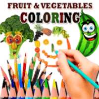 FRUIT AND VEGETABLES COLORING