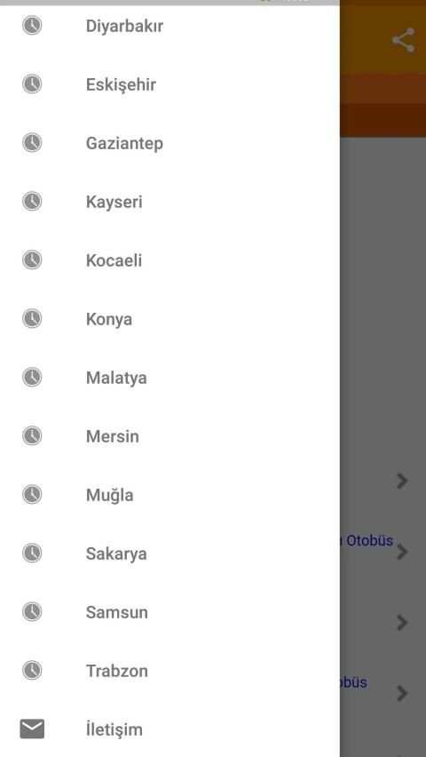 Otobüs Saatleri screenshot 3