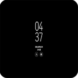 ikon Always On Display Clock: AMOLED