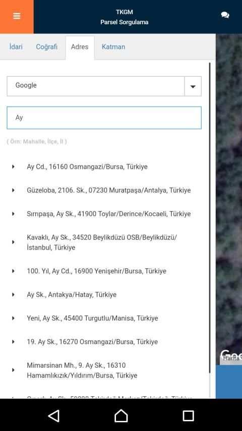 TKGM Parsel Sorgu screenshot 2
