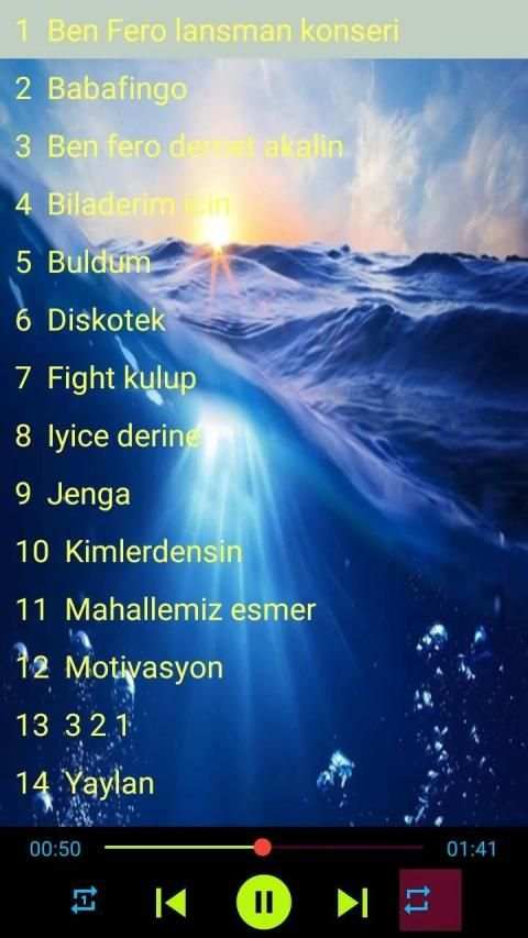 Ben Fero - Şarkıları 14 Yüksek Kalite İNTERNETSİZ screenshot 3