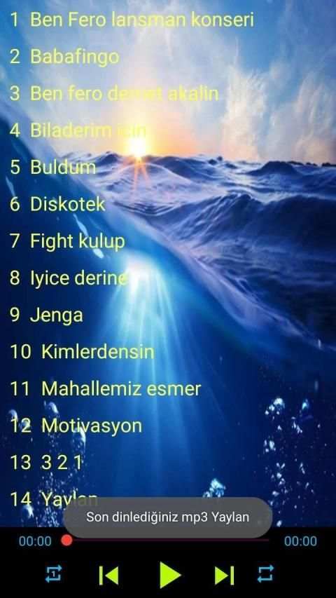 Ben Fero - Şarkıları 14 Yüksek Kalite İNTERNETSİZ screenshot 1