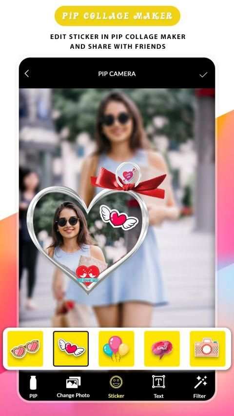 PIP Camera & Magazine Frame Photo Editor स्क्रीनशॉट 5