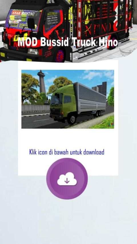Bussid Mod Truck Hino screenshot 1