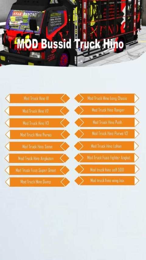 Bussid Mod Truck Hino screenshot 4