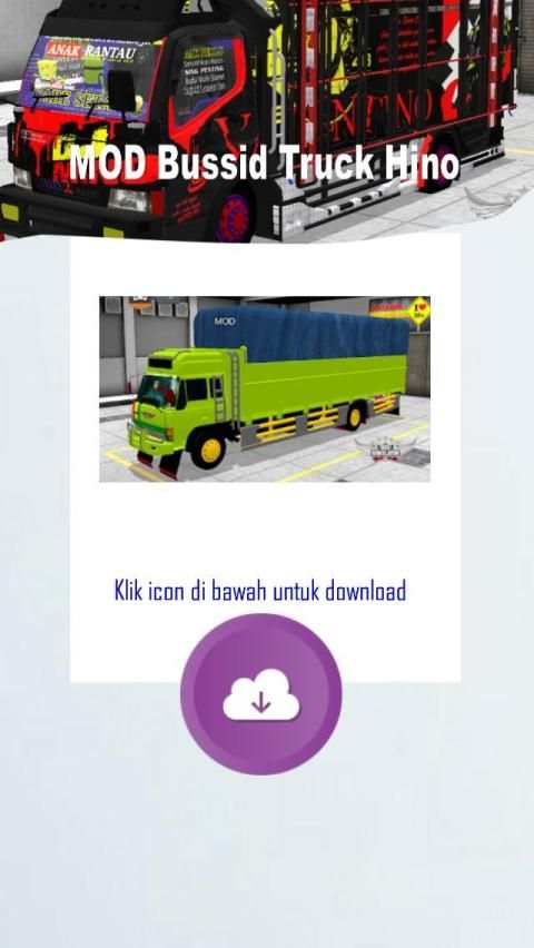 Bussid Mod Truck Hino screenshot 3