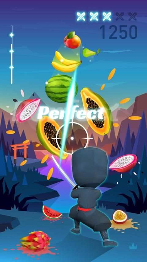 Chop Ninja : EDM Chop Fruit Game screenshot 4