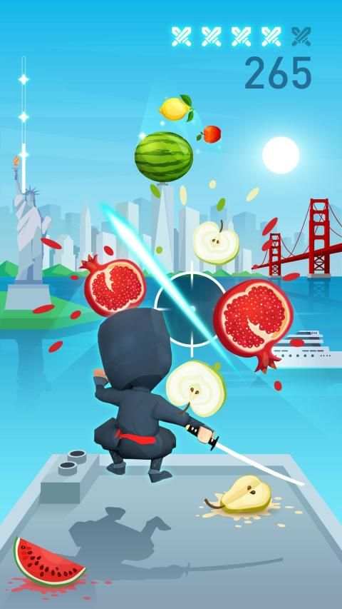 Chop Ninja : EDM Chop Fruit Game screenshot 3