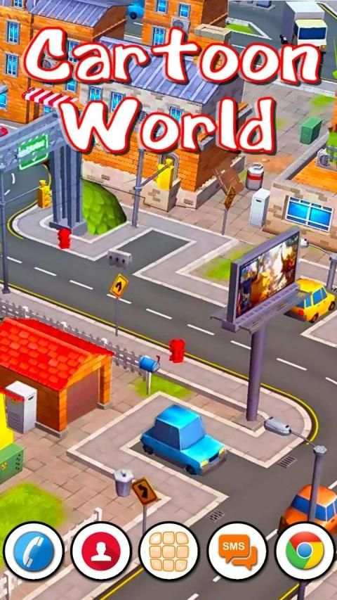 Tema Warna Dunia Rumah Kartun screenshot 3