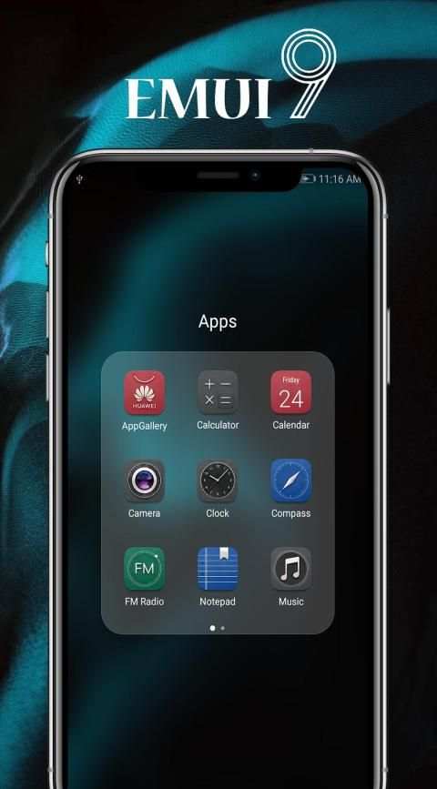 Emui-9 Icons for Huawei स्क्रीनशॉट 6