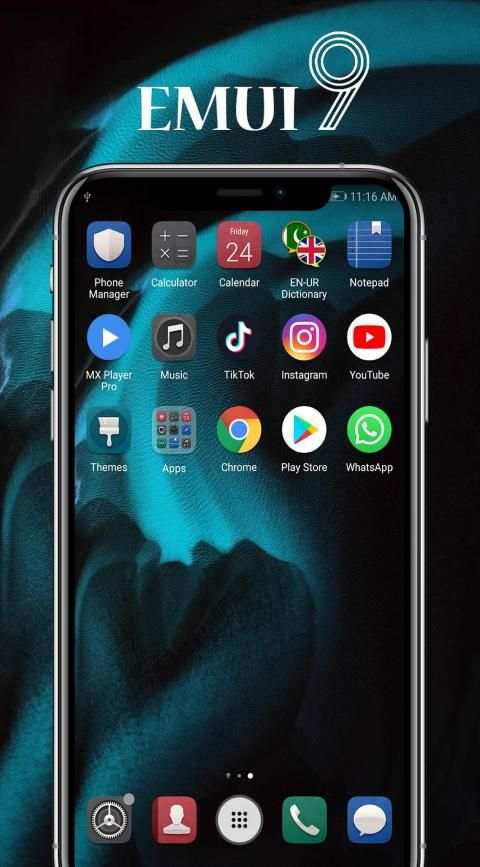 Emui-9 Icons for Huawei स्क्रीनशॉट 7